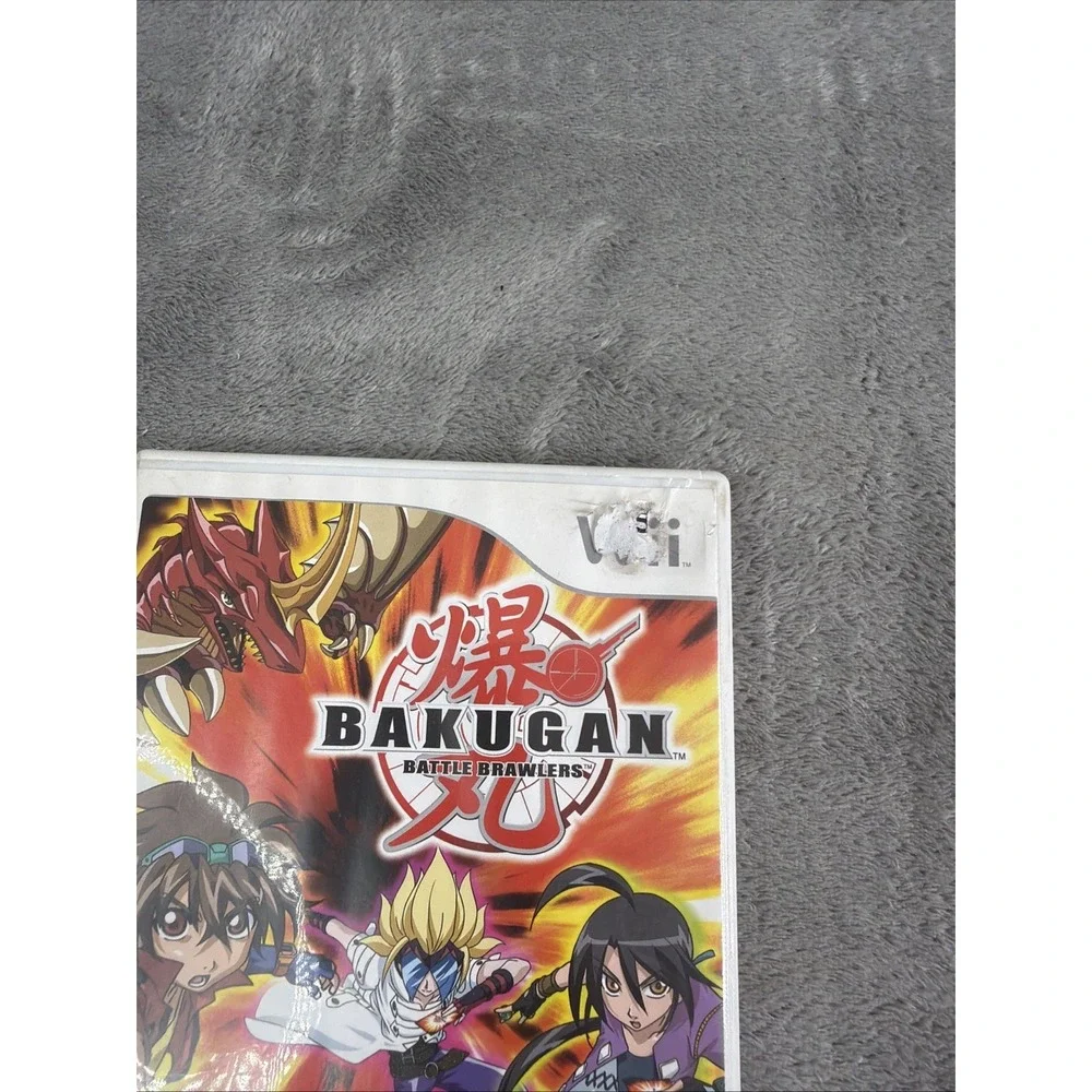 Bakugan Battle Brawlers (Nintendo Wii, 2009) Complete With Manual